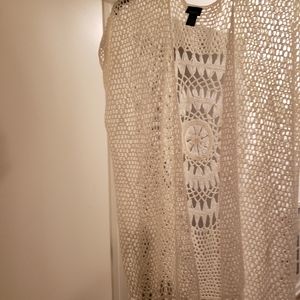 Crochet swim cover-up